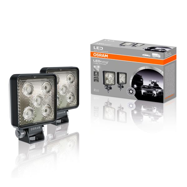 LEDriving® Cube VX70-WD 12/24V 8W 43m long light beam 550lm (2 pieces in 1 box) image 4