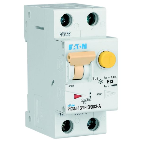 RCD/MCB combination, 13 A, 30 mA, MCB trip characteristic: B, 1p+N, RCD trip characteristic: A image 13