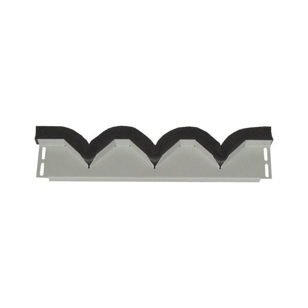 Bottom/Top coverstrip 105mm long, 75mm blind + 30mm jagged foam gasket, IP20, for 425mm Sectionwidth image 4