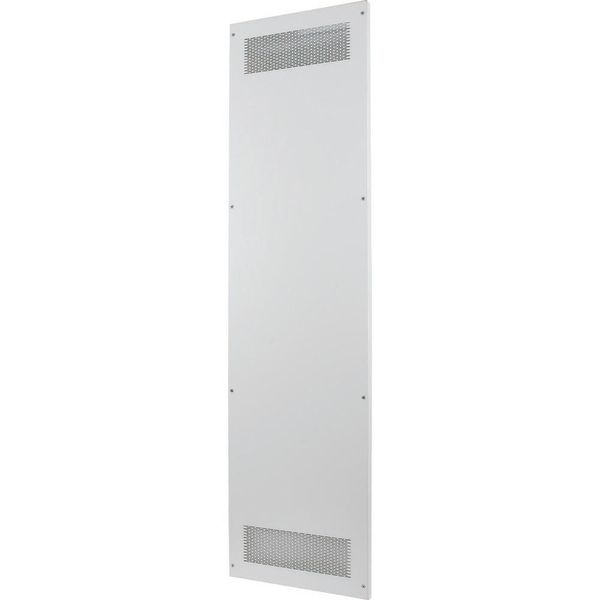 Rear wall ventilated, for HxW = 1400 x 600mm, IP31, grey image 2