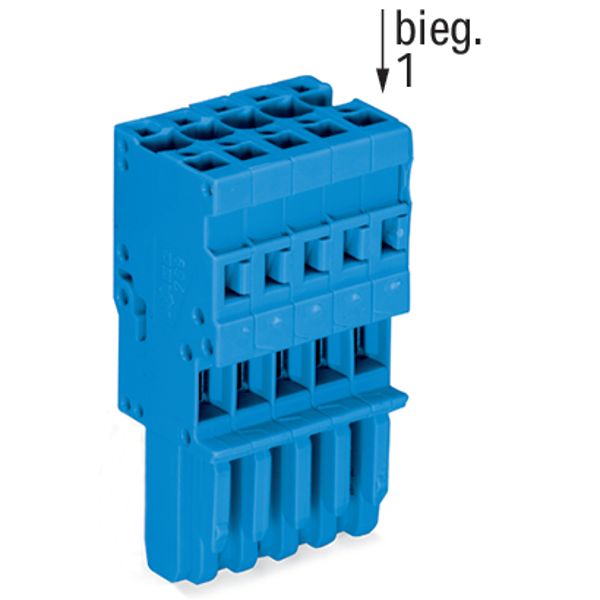 1-conductor female connector CAGE CLAMP® 4 mm² blue image 6