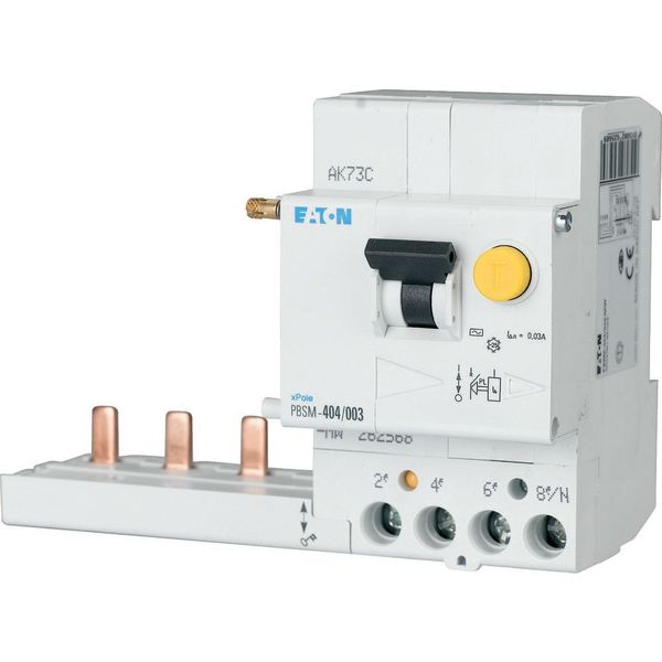 Residual-current circuit breaker trip block for PLS. 40A, 4 p, 100mA, type A image 4