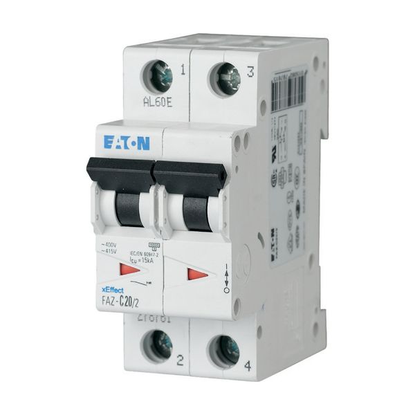 Miniature circuit breaker (MCB), 50 A, 2p, characteristic: K image 7