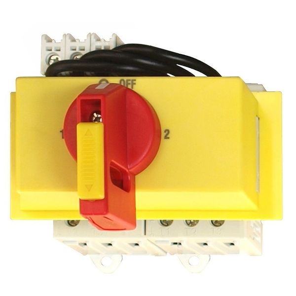 Changeover switch 3-pole, modular, 63A, lockable image 1