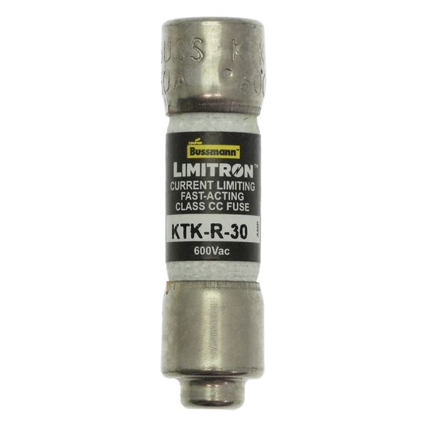Fuse-link, LV, 0.75 A, AC 600 V, 10 x 38 mm, CC, UL, fast acting, rejection-type image 2