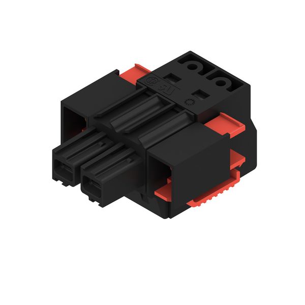 PCB plug-in connector (wire connection), 10.16 mm, Number of poles: 2, image 3