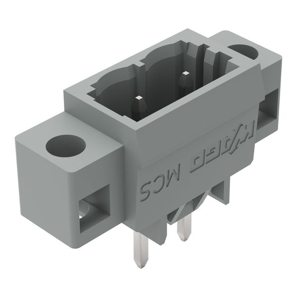231-132/040-000 THT male header; 1.0 x 1.0 mm solder pin; straight image 1