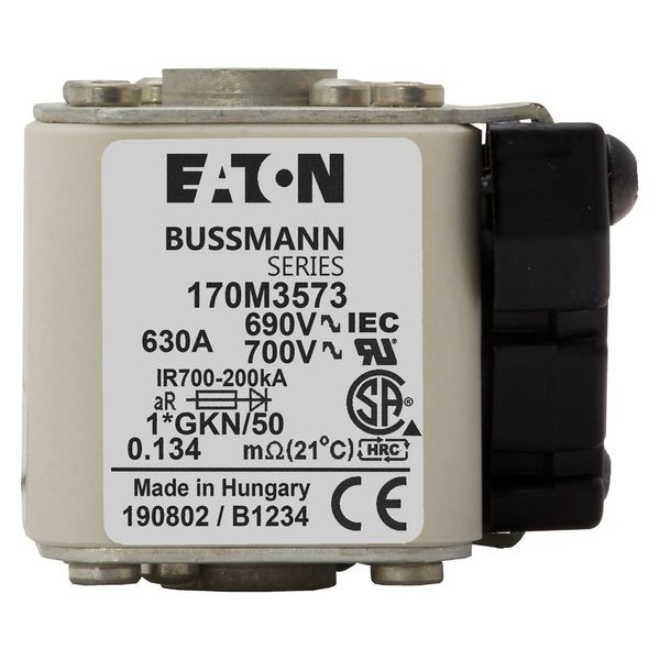 FUSE 630A HS 690V 1*GKN/50 AR UC image 22