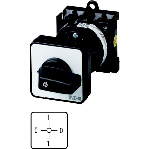 ON-OFF switches, T0, 20 A, rear mounting, 2 contact unit(s), Contacts: 4, 90 °, maintained, With 0 (Off) position, 0-1-0-1, Design number 15042 image 6