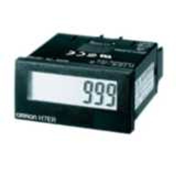 Tachometer, 1/32DIN (48 x 24 mm), self-powered, LCD with backlight, 4- image 2