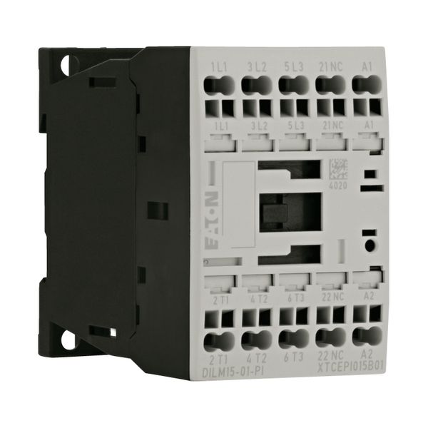Contactor, 3 pole, 380 V 400 V 7.5 kW, 1 NC, 230 V 50/60 Hz, AC operation, Push in terminals image 20