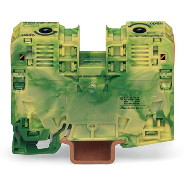 2-conductor ground terminal block 35 mm² suitable for Ex e II applicat image 3