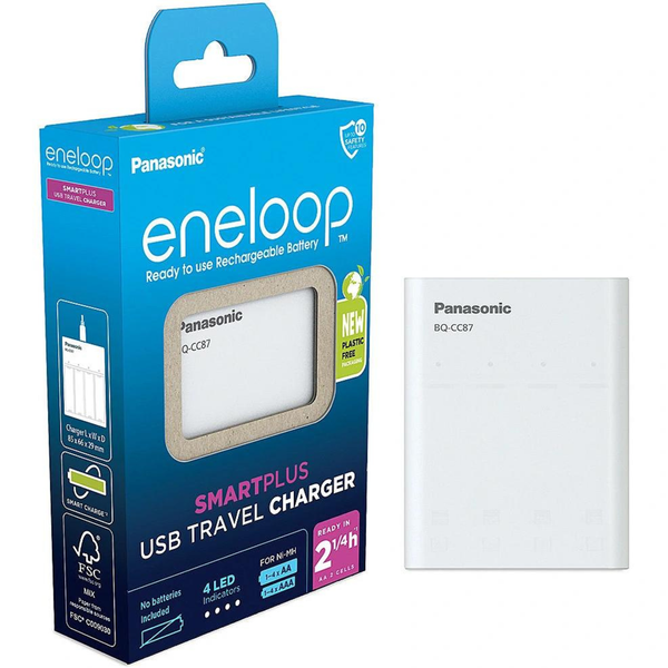 PANASONIC Eneloop Q-CC87 US-Charger for 4 cells (no cells) image 1