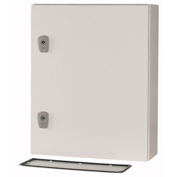 Wall enclosure with mounting plate, HxWxD=500x400x150mm image 2