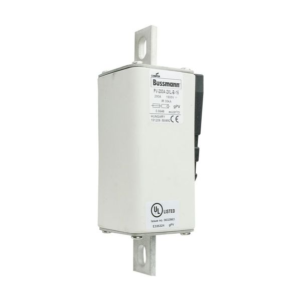 Fuse-link, high speed, 200 A, DC 1500 V, 2XL, 61 x 192 mm, gPV, IEC, UL, with indicator, bolt-in image 19