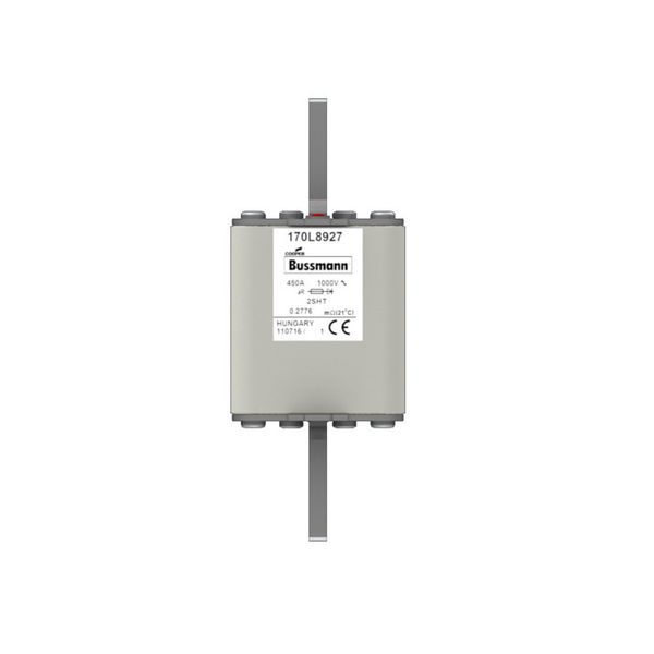 Fuse-link, high speed, 400 A, AC 1000 V, Size 2, 59 x 88 x 150 mm, aR, IEC, single indicator image 6