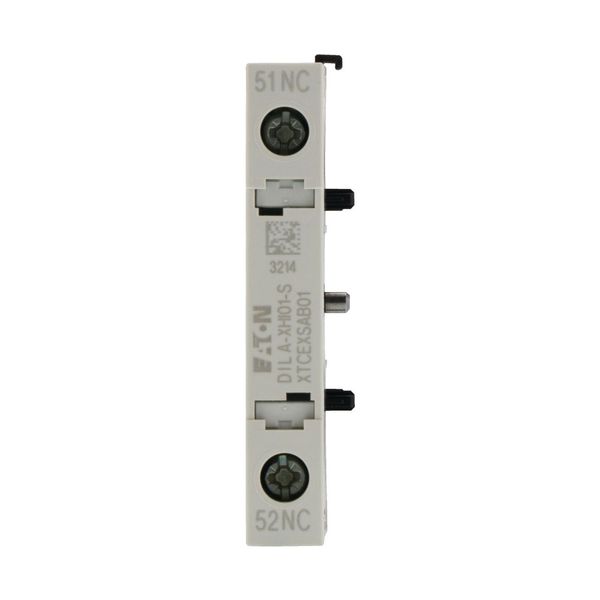 Auxiliary contact module, 1 pole, Ith= 16 A, 1 NC, Side mounted, Screw terminals, DILA, DILM7 - DILM15 image 12