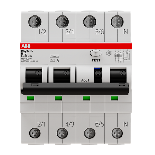 DS203NC B10 A30 Residual Current Circuit Breaker with Overcurrent Protection image 2