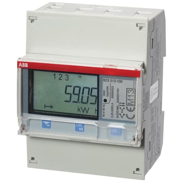 B23 313-100, Energy meter'Silver', M-bus, Three-phase, 5 A image 4