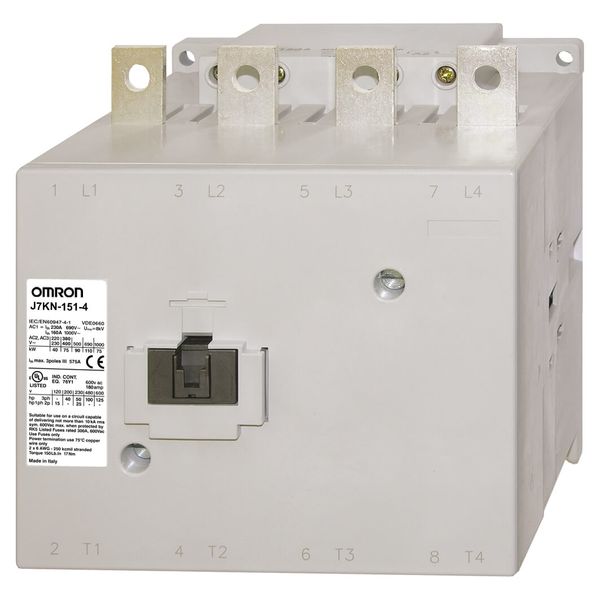Contactor, 4-pole, 230 A AC1 (up to 690 VAC), 400 VAC/DC image 2