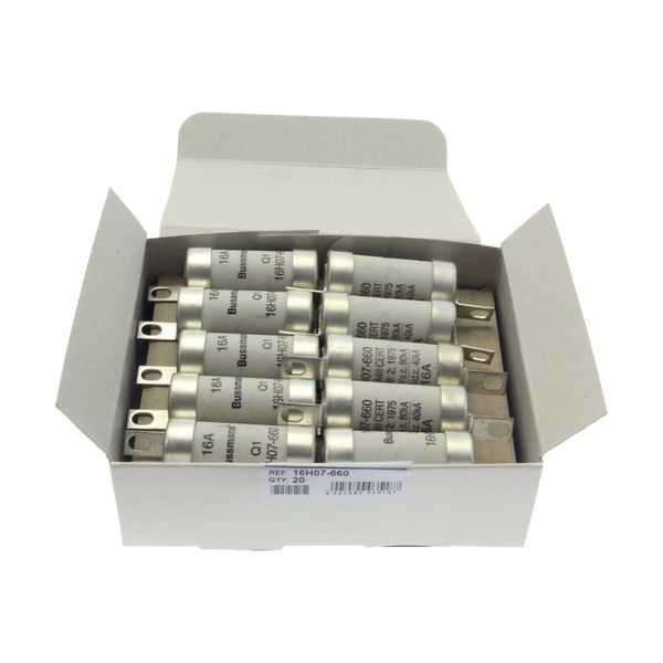 Fuse-link, low voltage, 16 A, AC 660 V, DC 250 V, BS88/A2, 22 x 82 mm, gL/gG, BS image 12