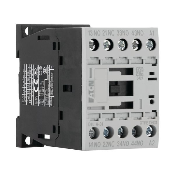 Contactor relay, 208 V 60 Hz, 3 N/O, 1 NC, Screw terminals, AC operation image 16
