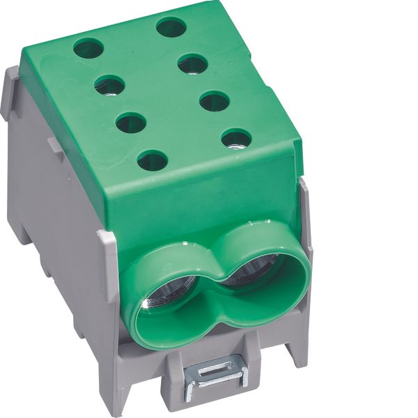 Main line branch terminal 1pole, 4x70mm², IP20, Color: green image 1