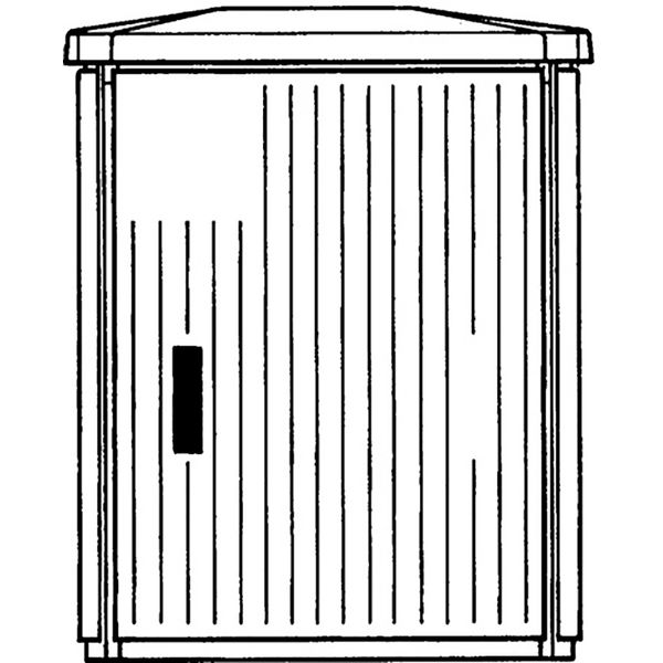 EH3G86C2 EH3GD Cabinet DIN0 AP 875x676x541 SH ; EH3G86C2 image 1