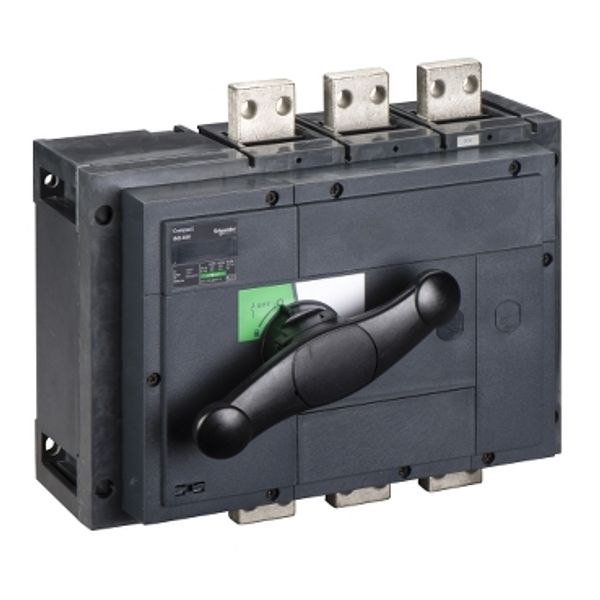 switch disconnector, Compact INS800 , 800 A, standard version with black rotary handle, 3 poles image 3