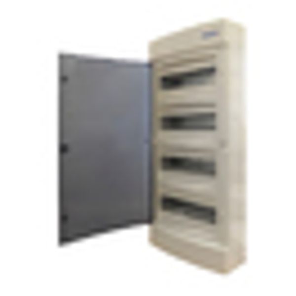 Wall-mounting Distribution Board 4-row, 48MW, lucent door image 2