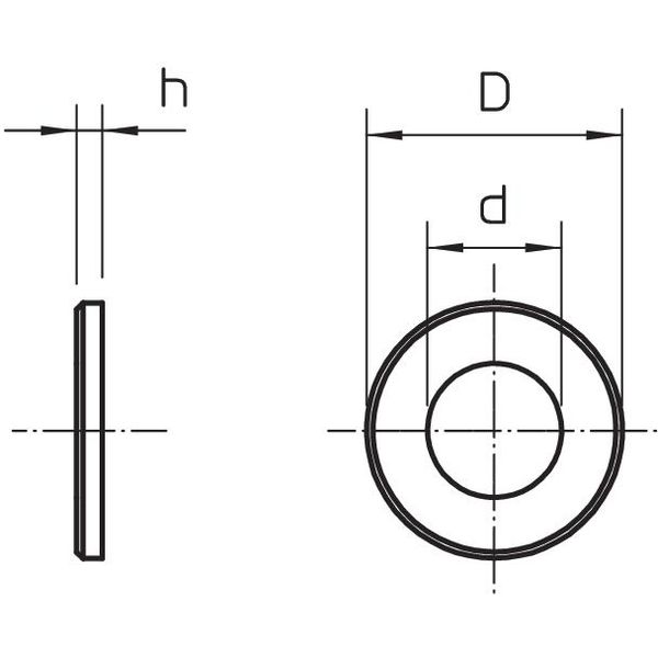 WS M6 G25 G Fender plate  M6,¨25mm image 2