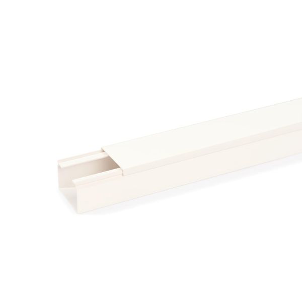 LE 40110 rws  Channel LE, for cable storage, 2000x110x40, pure white Polyvinyl chloride image 1