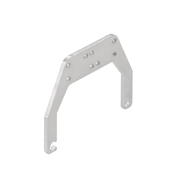 Shield clamp for industrial connector, Size: 4, Sheet steel, galvanize image 1