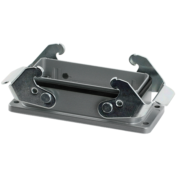 B16 Bulkhead mounted h., IP67 Double locking lever m. image 1