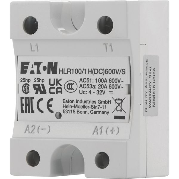 Solid-state relay, Hockey Puck, 1-phase, 100 A, 42 - 660 V, DC, high fuse protection image 9