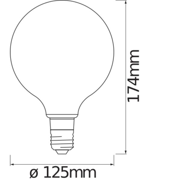 SMART+ Filament Globe Dimmable 6W 824 230V FIL GD E27 image 8