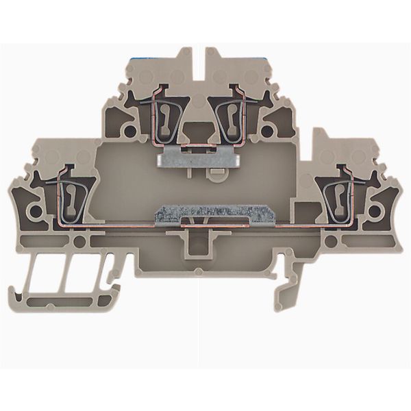 Multi-tier modular terminal, Tension-clamp connection, 2.5 mm², 500 V, image 1