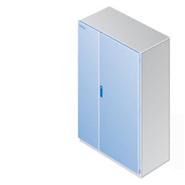 Double-wing door, asymmetrically separate, instead of single-wing door HxW=2200x 900 IP54, 8MF3137 image 1