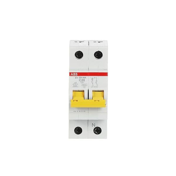 SV201-C6NA Miniature Circuit Breaker - 1+NP - C - 6 A image 1