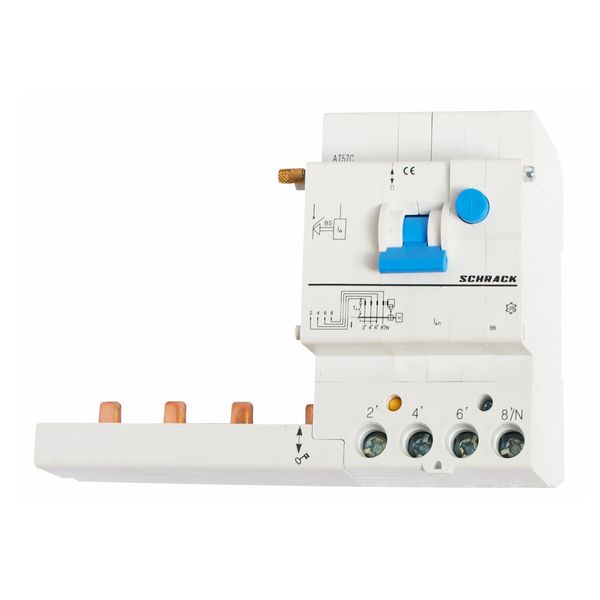 Residual Current Add-on Block 63A, 4-pole, 1A, type S, AC image 1