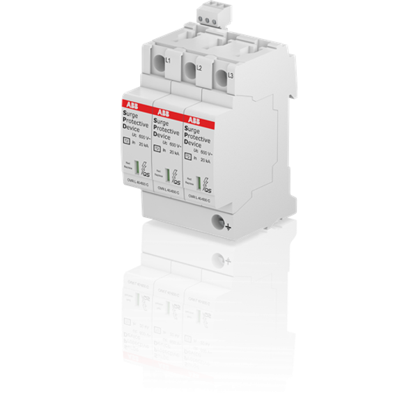 Surge Protective Device Type 2, 3P Cardridge replaceable image 1