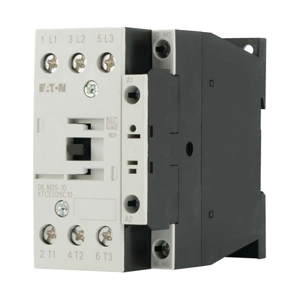 Contactor, 3 pole, 380 V 400 V 11 kW, 1 N/O, RDC 24: 24 - 27 V DC, DC operation, Screw terminals image 15