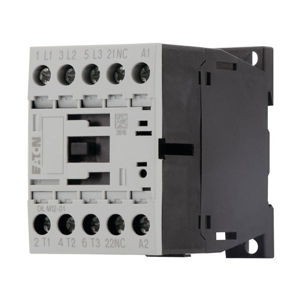 Contactor, 3 pole, 380 V 400 V 5.5 kW, 1 NC, 220 V 50/60 Hz, AC operation, Screw terminals image 12