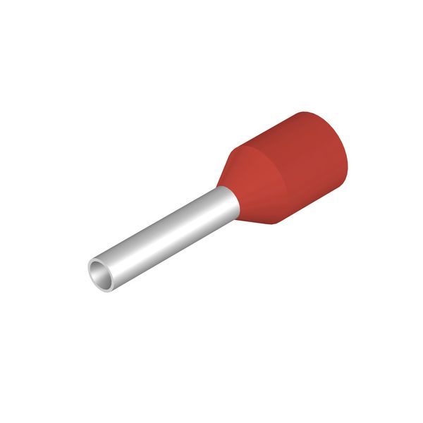 Wire end ferrule, Standard, 1 mm², Stripping length: 10 mm, red image 1