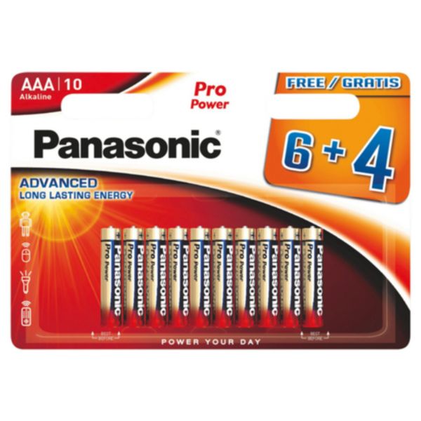PANASONIC Pro Power LR03 AAA BL6+4 image 1