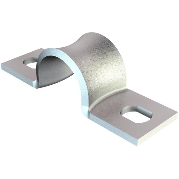 WN 7855 B 14  Fixing clip, double-sided, 14mm, Steel, St, galvanized, transparent passivated image 1