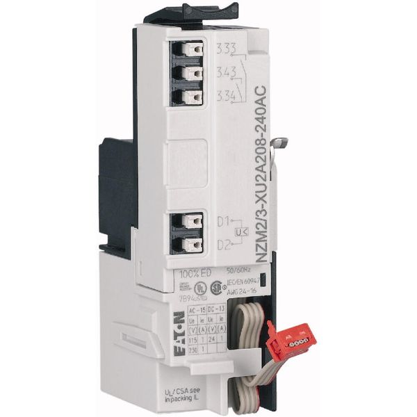 Undervoltage release for NZM2/3, configurable relays, 2NO, 24AC, Push-in terminals image 7
