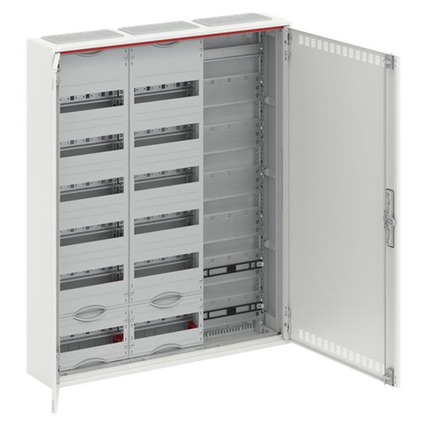CA37VML ComfortLine Compact distribution board, Surface mounting, 168 SU, Isolated (Class II), IP30, Field Width: 3, Rows: 7, 1100 mm x 800 mm x 160 mm image 2