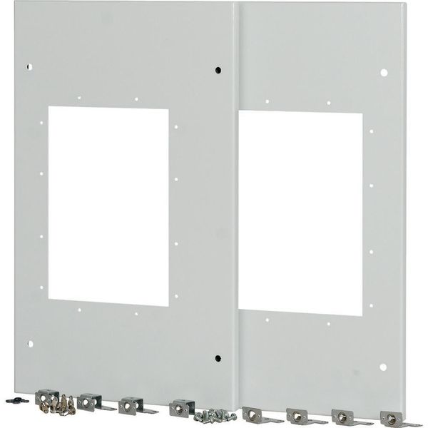 Front cover, 2x IZMX16, withdrawable unit, W=800mm image 2