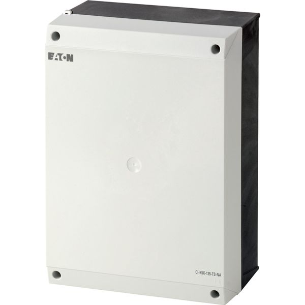 Insulated enclosure, HxWxD=280x200x125mm, +mounting rail, NA type image 3